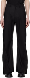 CARNET-ARCHIVE Black Heavy Cotton Sack Trousers
