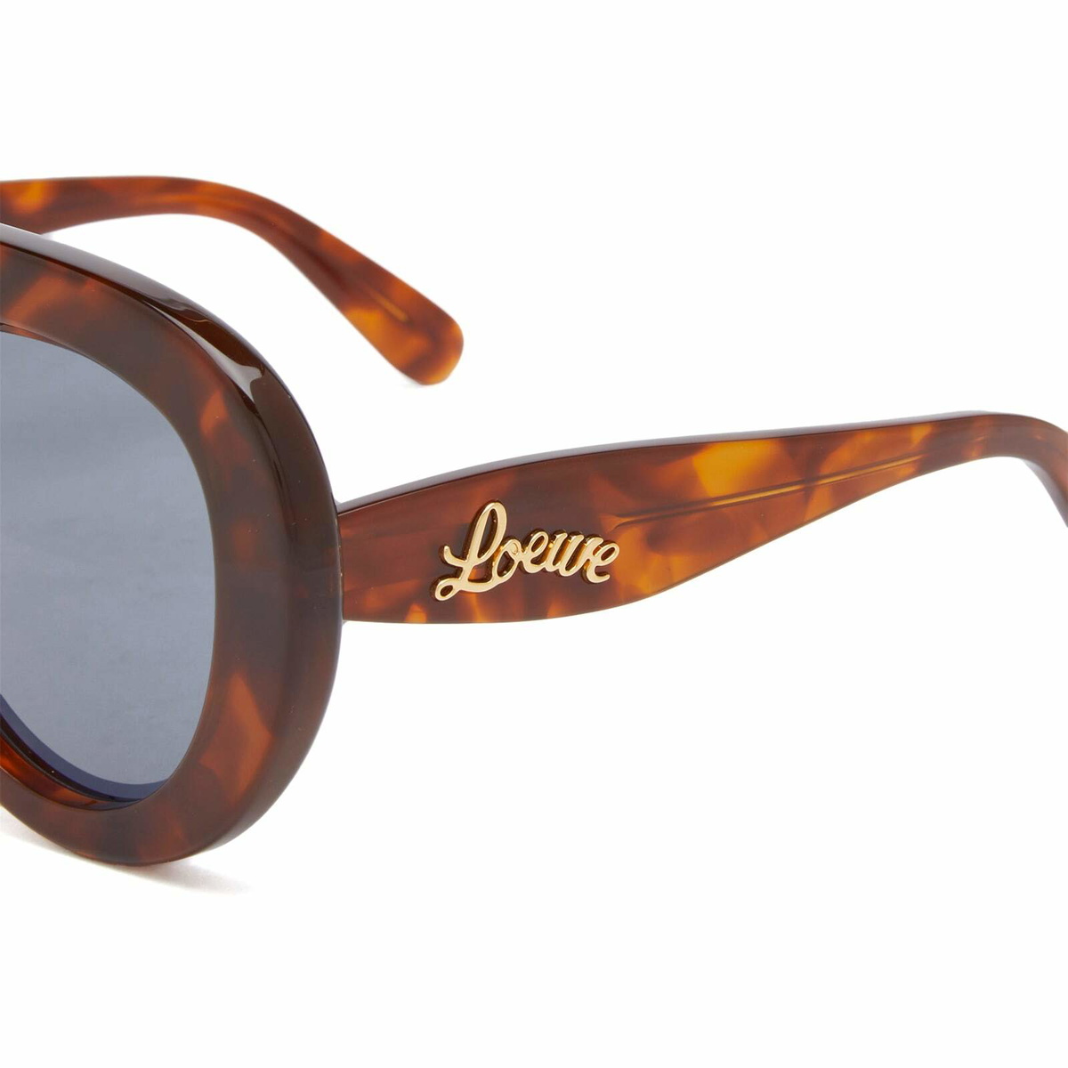 Loewe Eyewear Loewe Acetate Curvy Sunglasses in Blonde  display picture 2