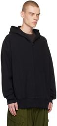 Yohji Yamamoto Black Gusset Hoodie