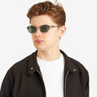 Loewe Eyewear Anagram Cat Eye Sunglasses in Silver 