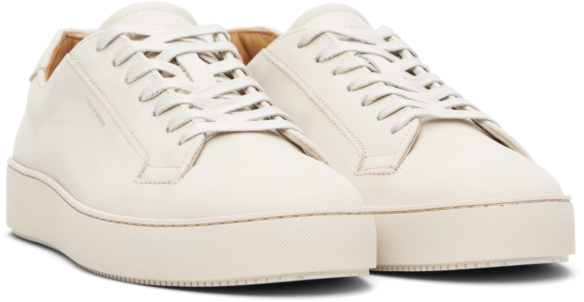 Tiger of Sweden Off-White Salas 2 Tennis-Style Sneakers