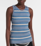 Prada Cotton ribbed-knit tank top
