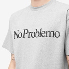 Aries Men's No Problemo T-Shirt in Grey Marl