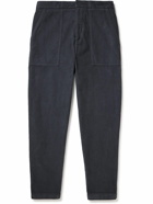 Officine Générale - Paolo Tapered Cotton-Corduroy Trousers - Gray