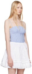Sandy Liang Blue Hotaru Top