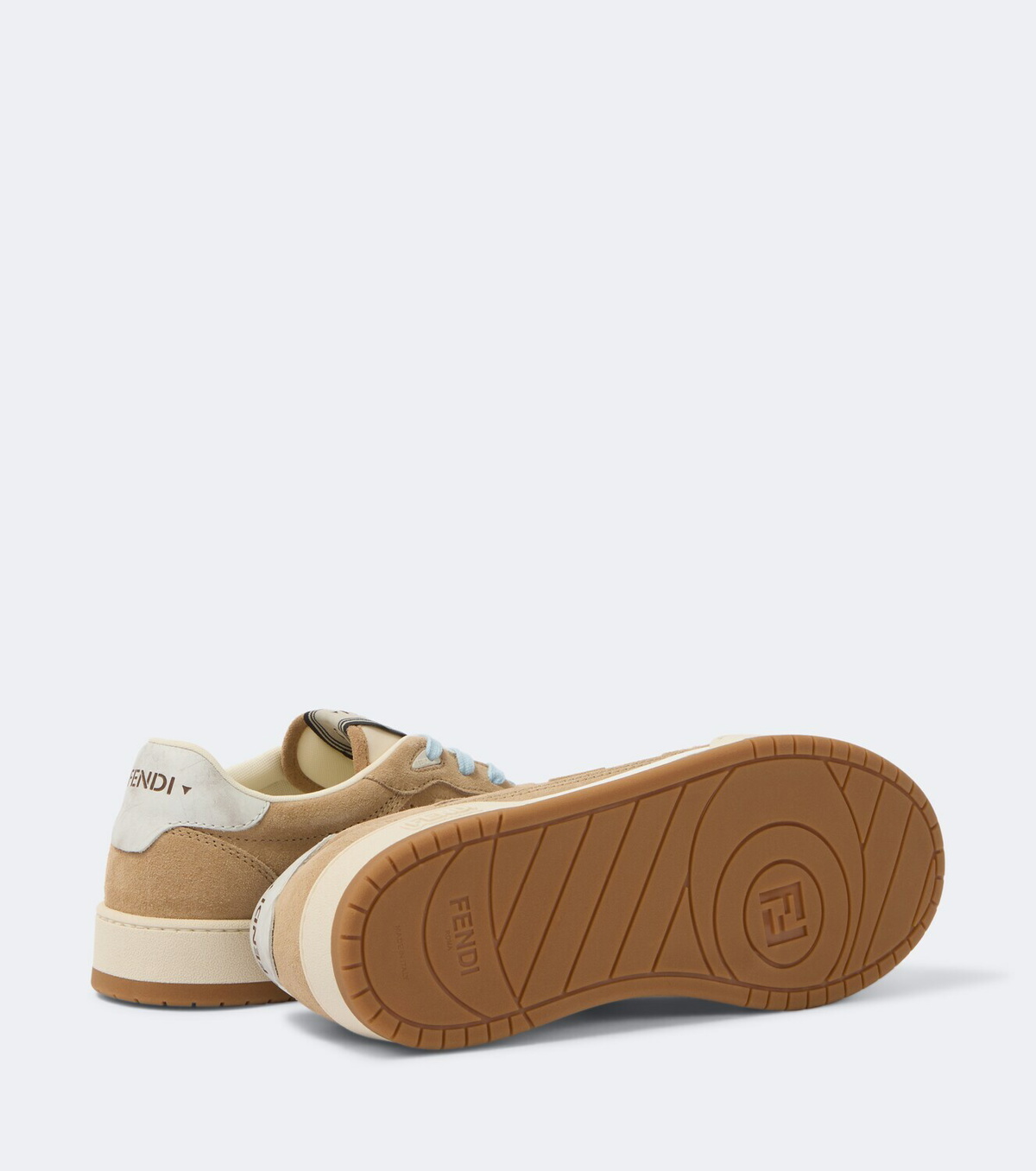 Fendi Fendi Match suede sneakers