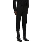 Rick Owens Black Slim Astaires Cropped Trousers