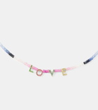 Roxanne First Love 14kt gold necklace with sapphires and diamonds