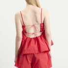 Cecilie Bahnsen Women's Selena Top in Red