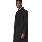 Craig Green Black Laced Long Trench Coat