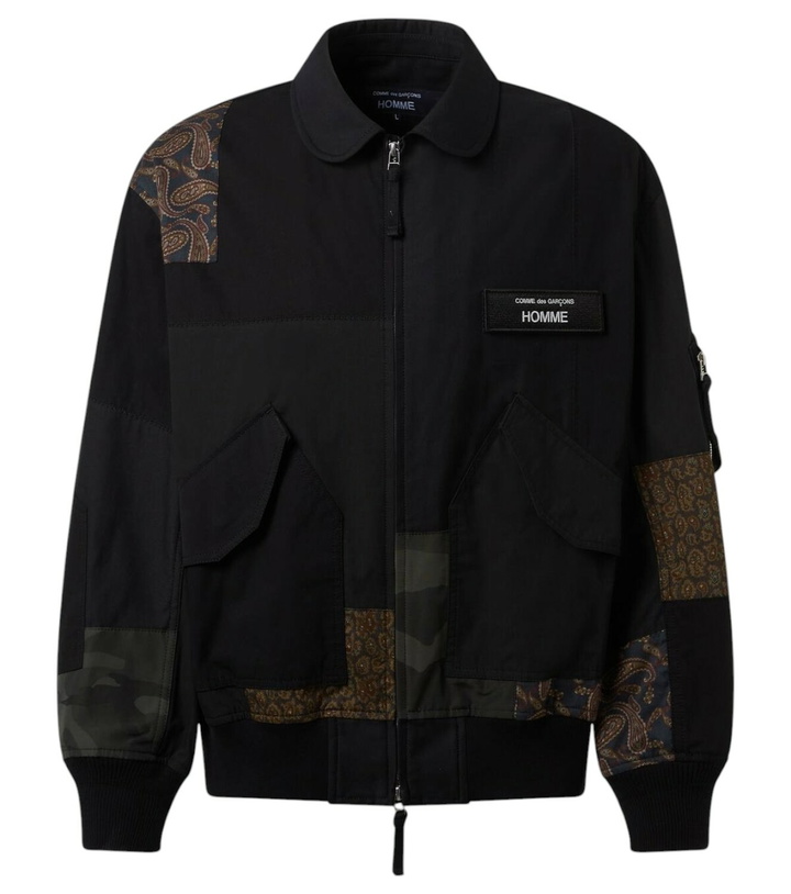 Photo: Comme des Garçons Homme Cotton-blend satin jacket