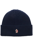 Moncler Grenoble Après-Ski Ribbed Wool Beanie - Navy - One Size