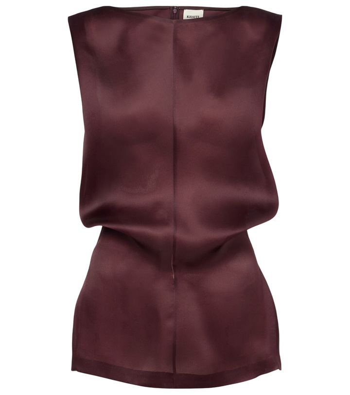 Photo: Khaite Toma silk minidress
