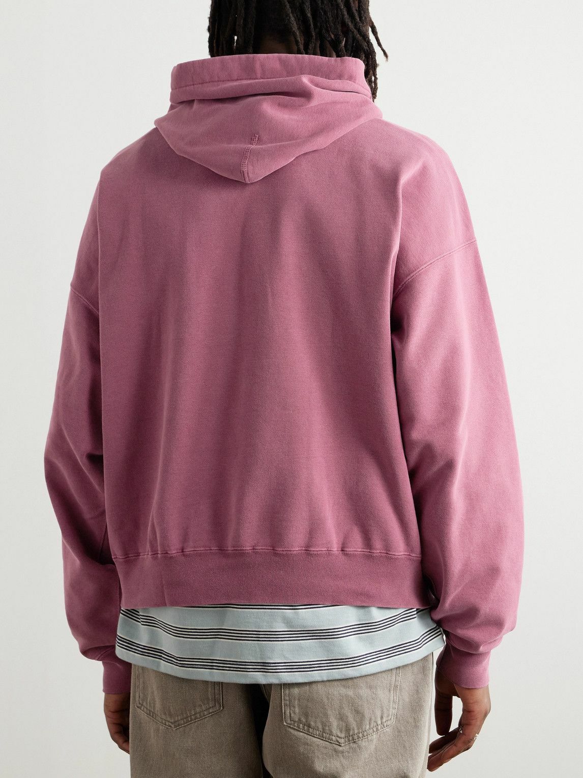 トップス REMI RELIEF HOODIE Remi Relief - Cotton-Jersey Hoodie - Pink Remi Relief