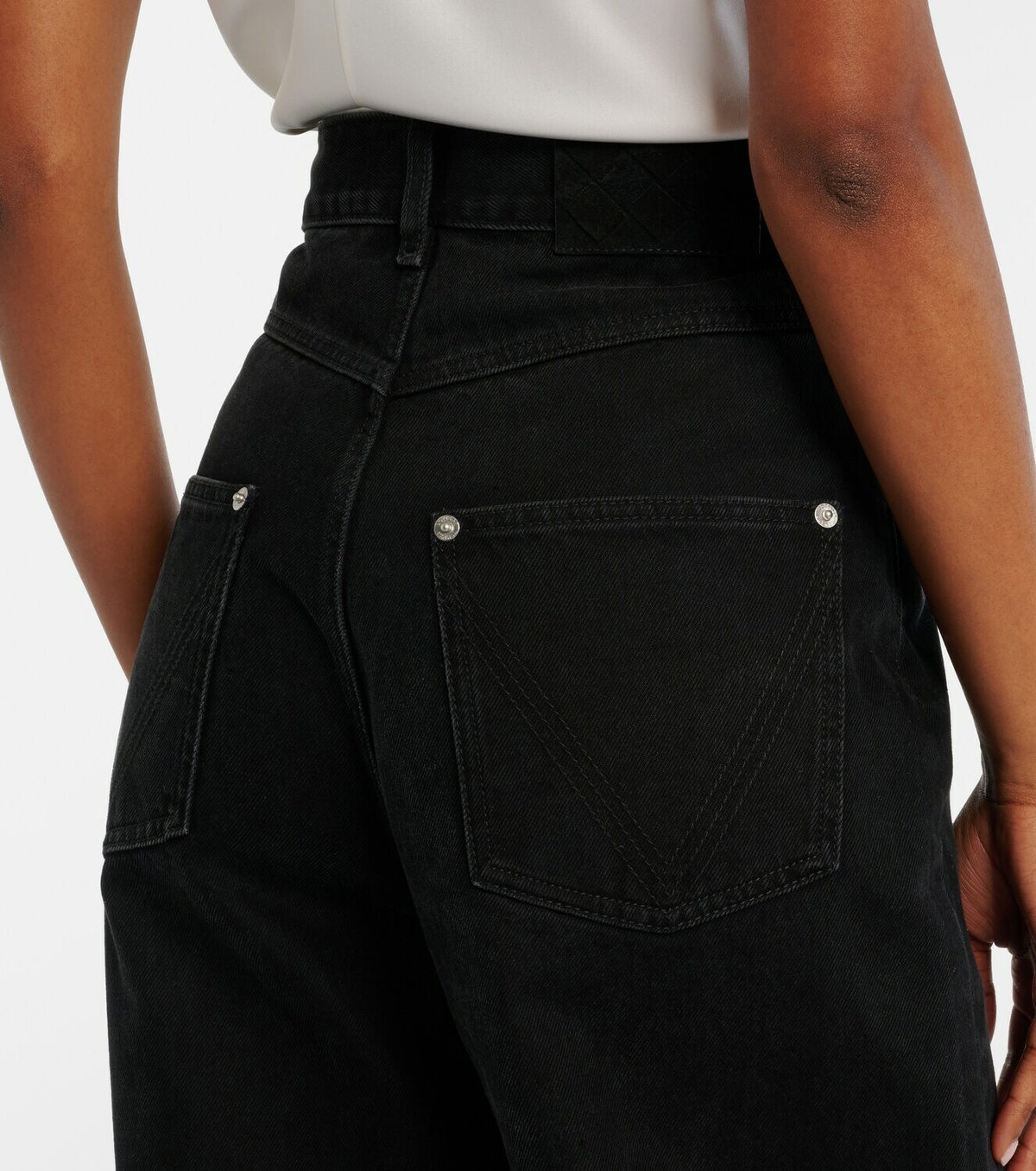 Bottega Veneta High-rise wide-leg jeans