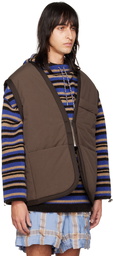 Jacquemus Brown Le Papier 'Le Gilet Pino' Vest