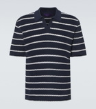 Ralph Lauren Purple Label Striped cotton polo shirt