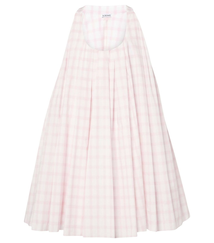 Photo: Loewe Trapeze cotton minidress