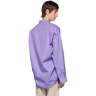 Balenciaga Purple Cocoon Shirt