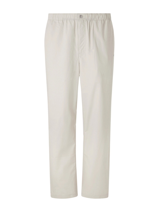 Photo: Aimé Leon Dore - Wide-Leg Cotton Trousers - Gray