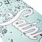 MC2 Saint Barth Soft Terry Beach Towel With Water Green Bandanna Print
