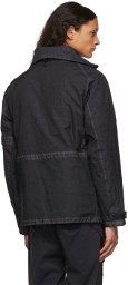 C.P. Company Black Metropolis Co-Ted Coat