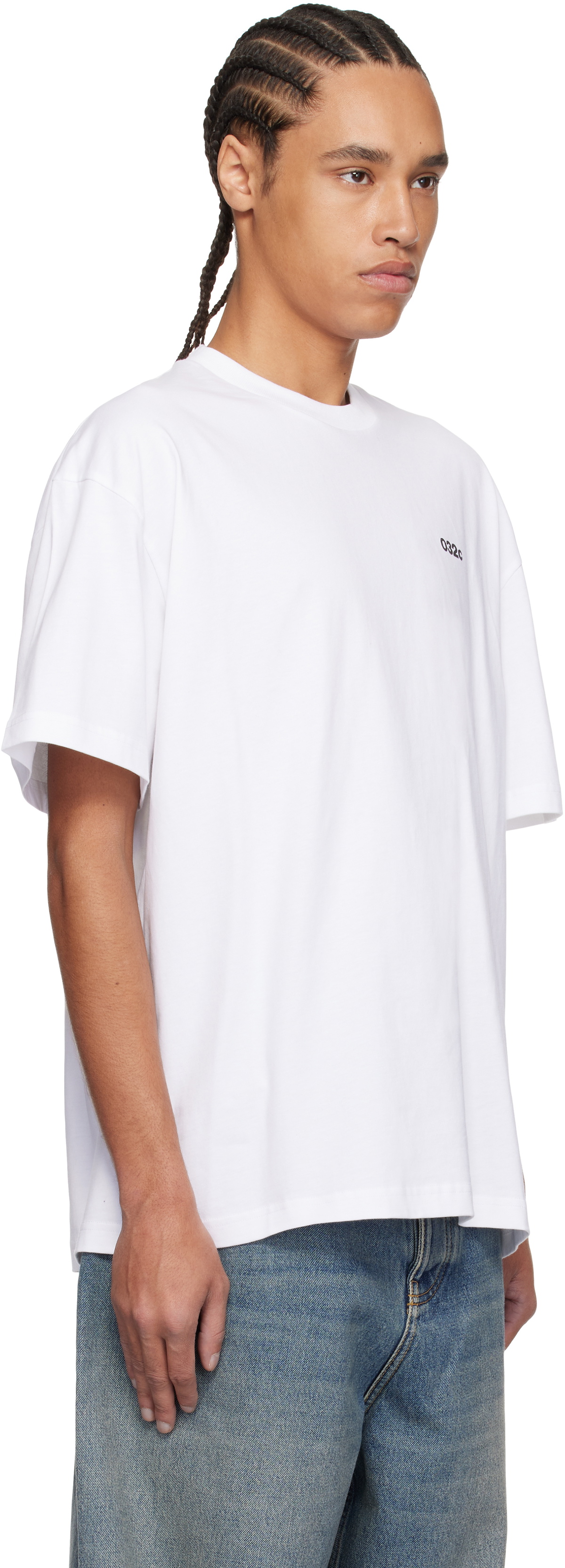 032c White 'SS-25, Paris' T-shirt