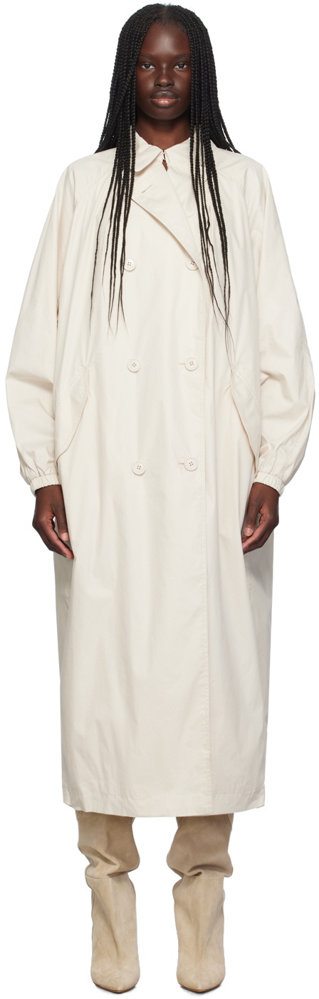 Isabel Marant Etoile Beige Cacilda Trench Coat Isabel Marant Etoile