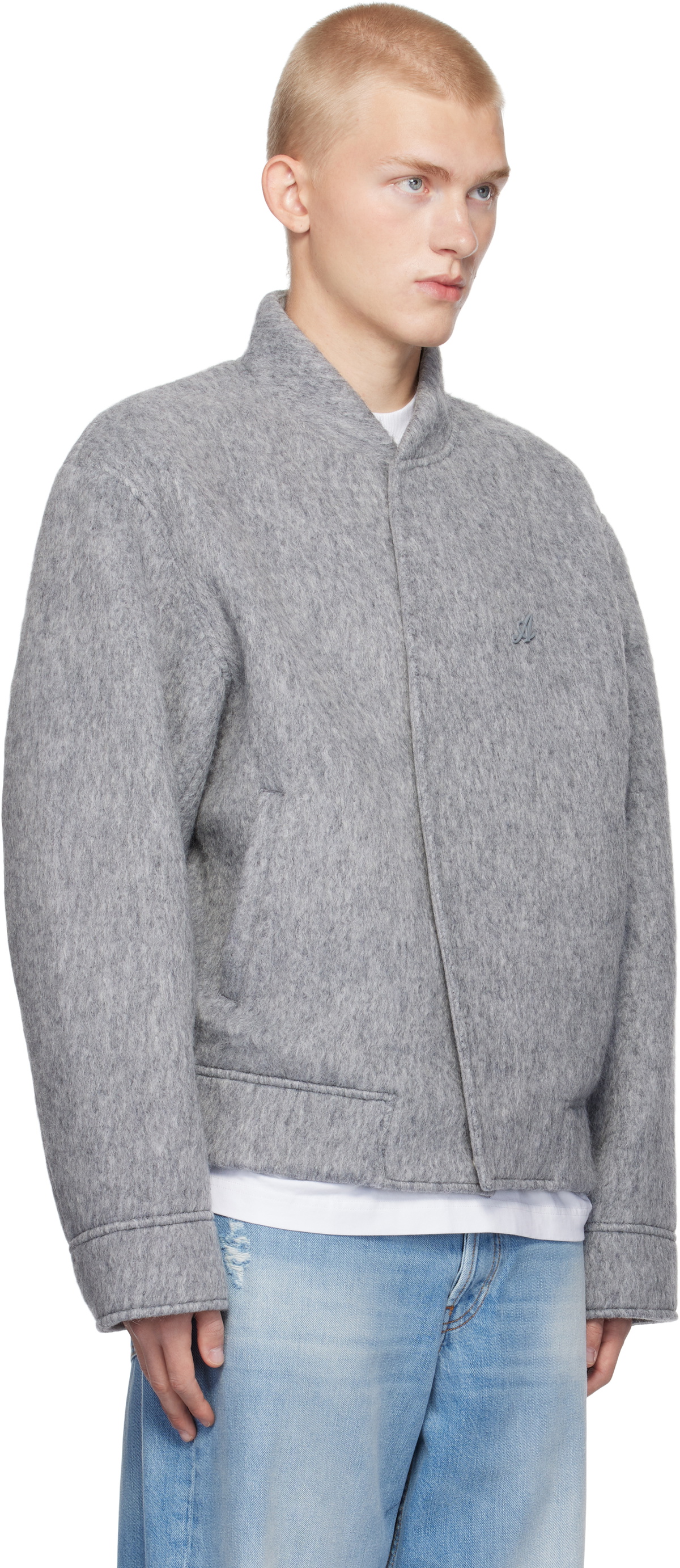 ジャケット・アウター herlipto Romy Wool-Blend Jacket gray ジャケット・アウター herlipto Romy Wool-Blend Jacket gray Outer