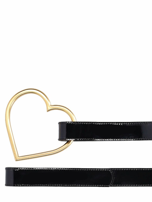 Photo: BLUMARINE - Heart Leather Belt