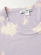 JAMES PERSE - Bleached Combed Cotton-Jersey T-Shirt - Purple
