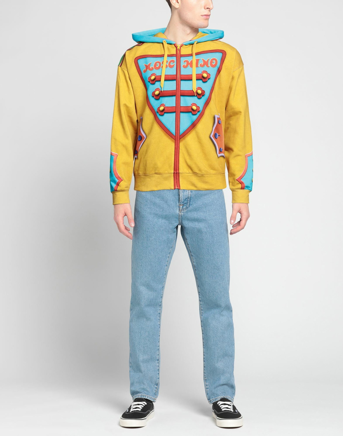 Moschino Couture Mens Sweatshirt in Mustard