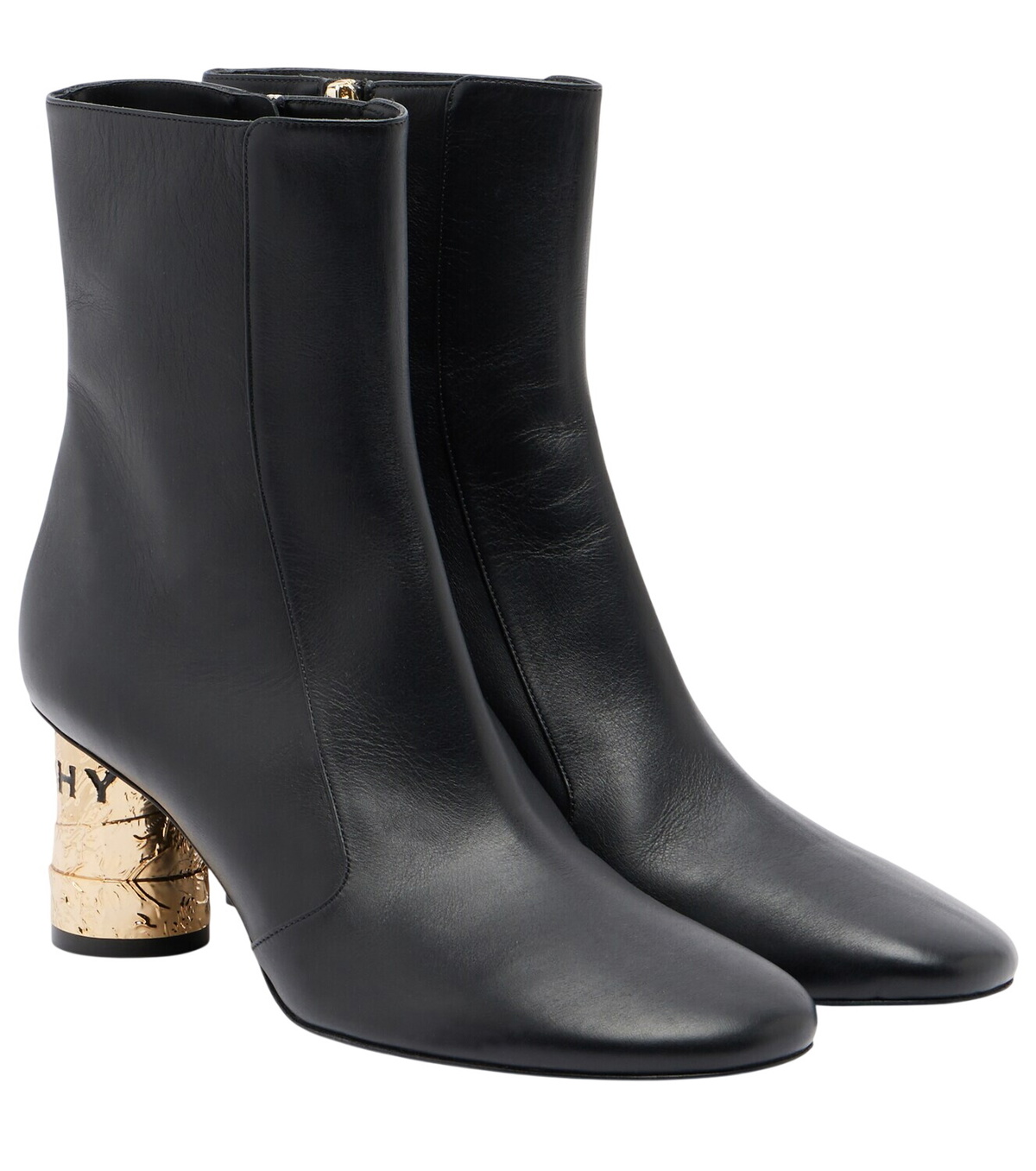 Givenchy - G leather clog ankle boots Givenchy