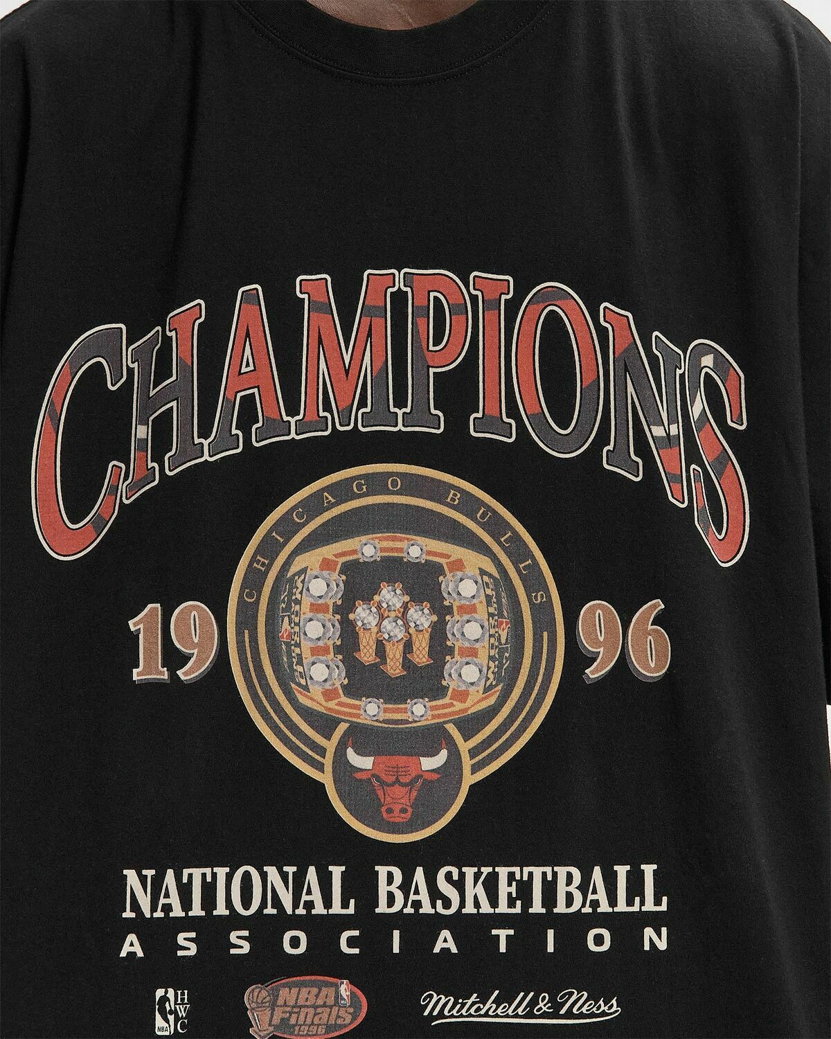 Mitchell & Ness NBA CHAMPIONSHIP RING TEE CHICAGO BULLS 1996 Black Mens Shortsleeves/Team Tee