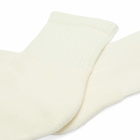 SKIMS Men's Quarter Crew Sock - 3 Pack in Chalk