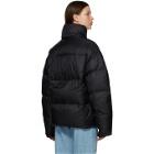 Acne Studios Black Down Quilted Jacket