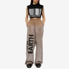 Vetements Women's Made On Earth Double Jersey Sweat Pant in Faded Beige