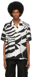 Bottega Veneta Black & White Zebra Shirt