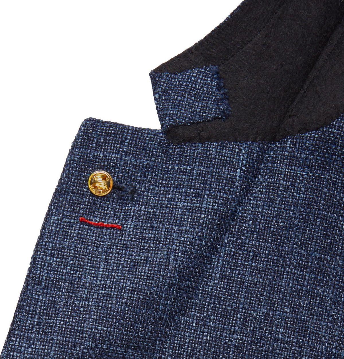 Isaia - Wool, Silk and Linen-Blend Blazer - Blue Isaia