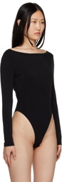 determ; Black Twisted Bodysuit