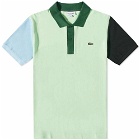 Lacoste Men's Colour Block Polo Shirt in Ash/Panorama/Black