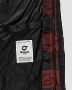 Woolrich Black Label   Buffalo Check Long Parka Red Parkas