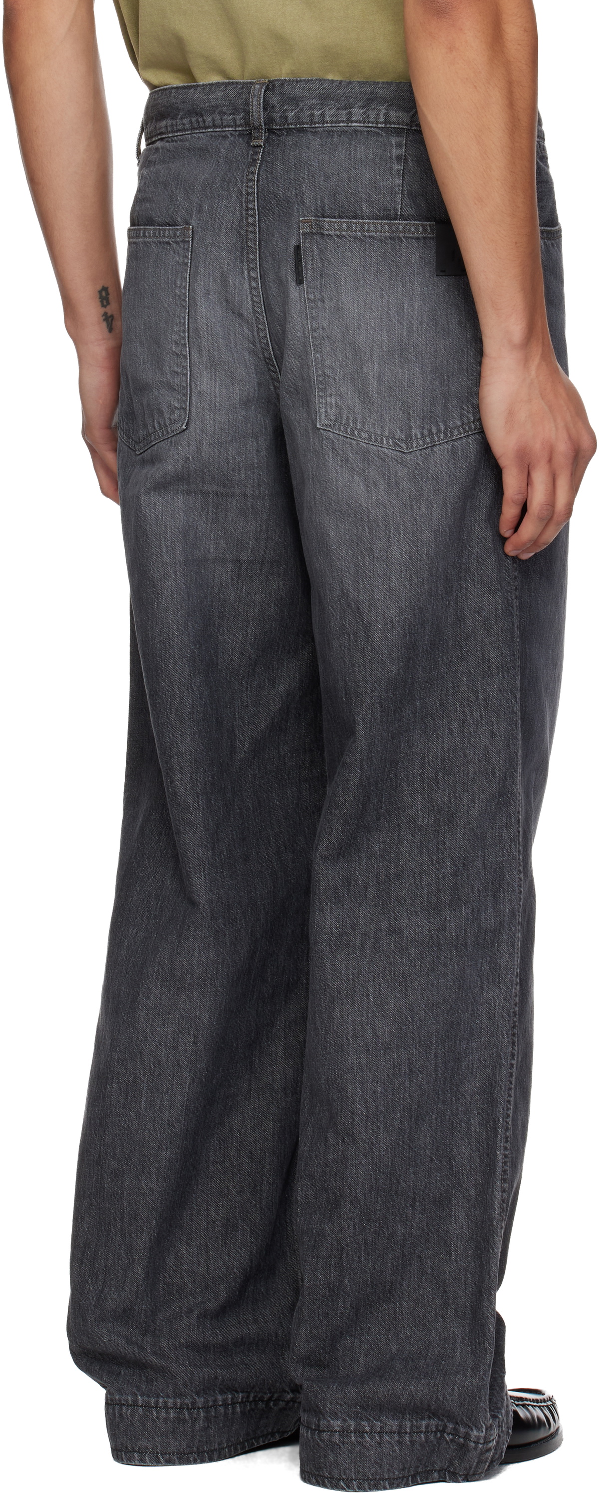 N.Hoolywood Gray Faded Jeans