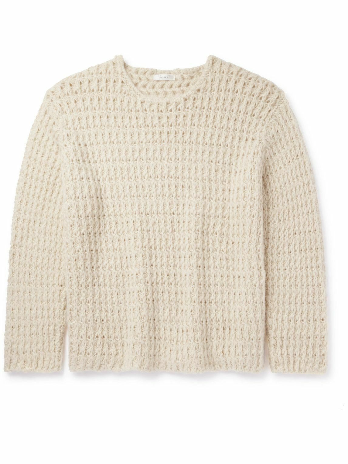 The Row - Olen Open-Knit Cashmere Sweater - Neutrals The Row