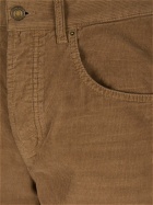 SAINT LAURENT - Maxi Cotton Soft Corduroy Long Pants