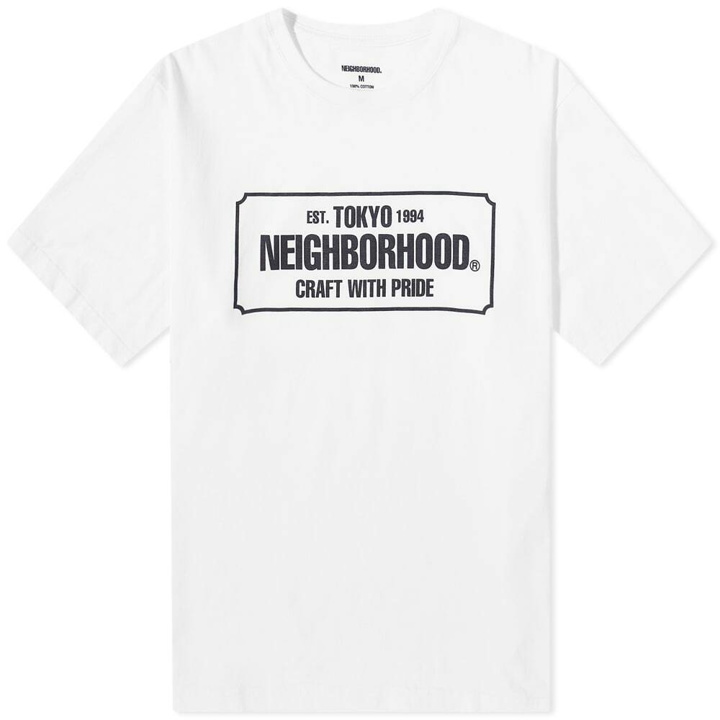 Photo: Neighborhood Men's NH-1 T-Shirt in White