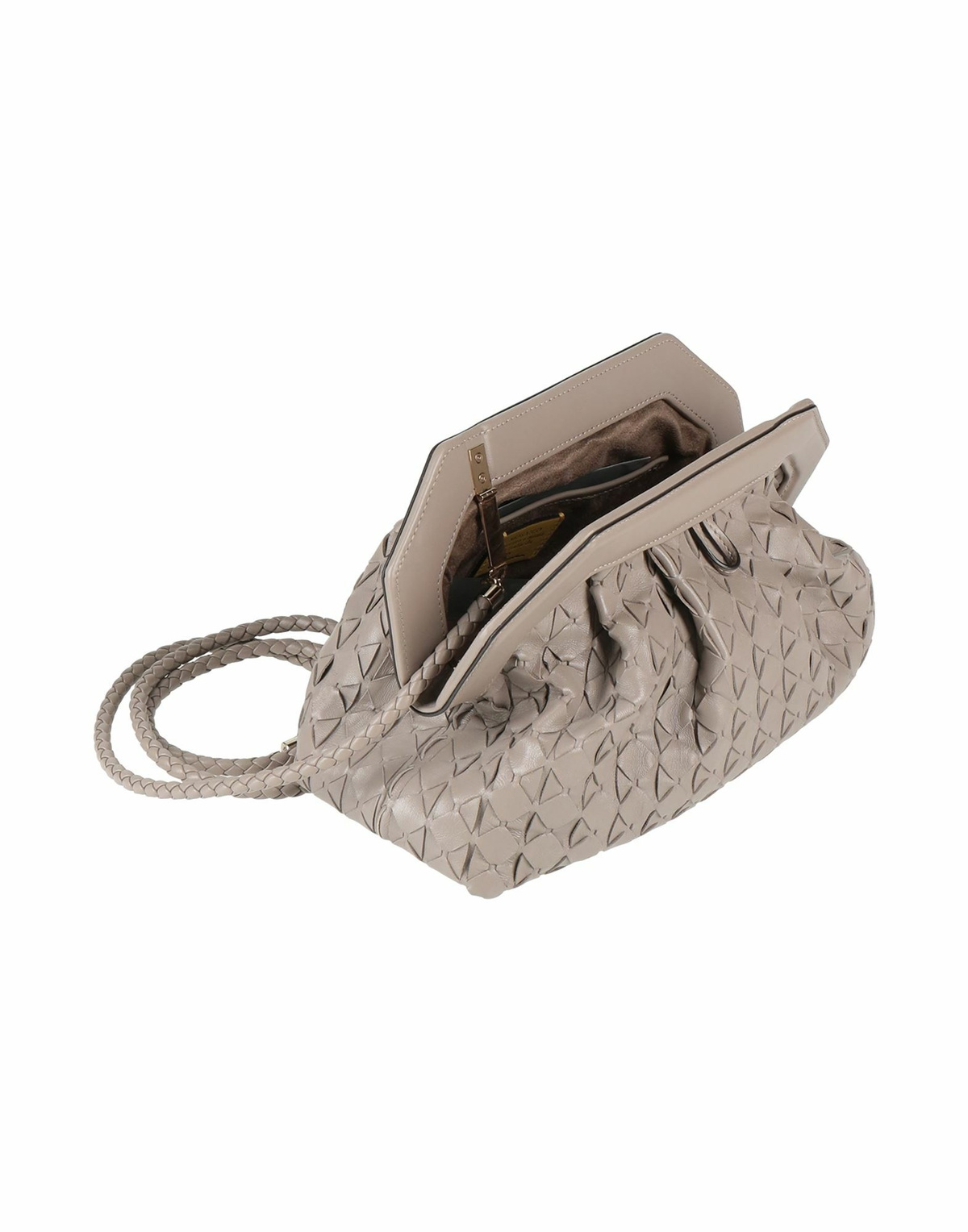 Serapian Womens Clutch Taupe