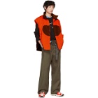 St-Henri SSENSE Exclusive Orange and Tan Corduroy Hunting Vest