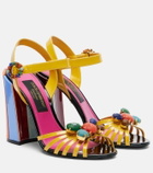 Dolce&Gabbana Keira embellished leather sandals