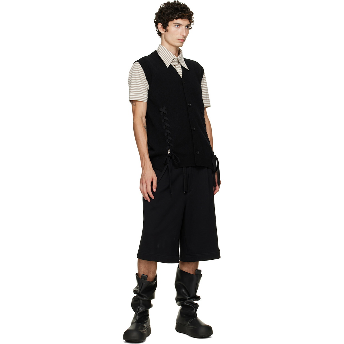 YUME YUME Black Low Fisherman Chelsea Boots